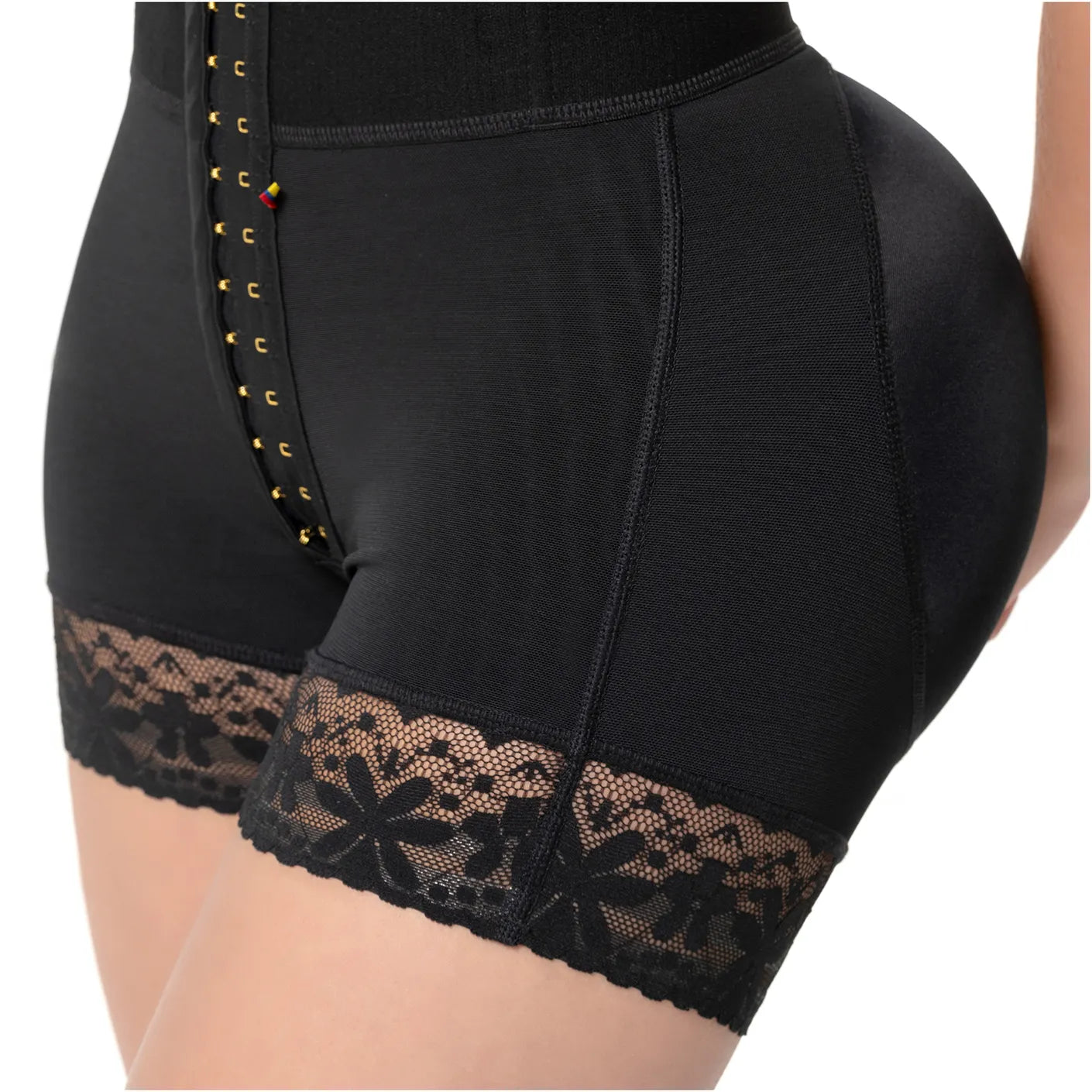 Fajas Salome 07L5 | Shaper Shorts | Front Hooks